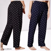 Women's cotton tie-dye nightlounge wear (2 pack), cozy winter loungewear in vibrant tie-dye design, perfect for relaxing at home